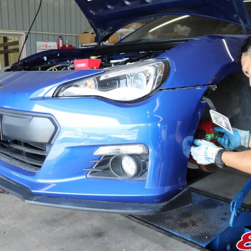 BRZスピリット車高調取り付け