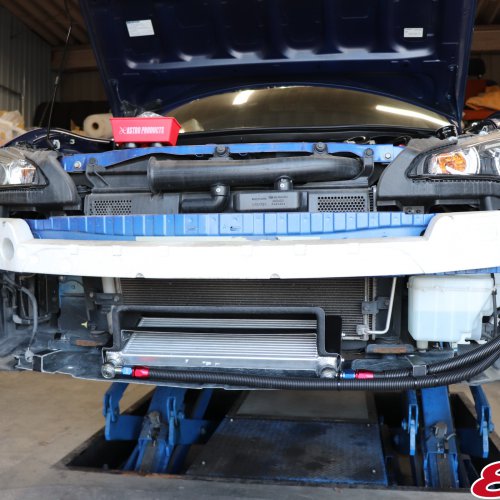 オートファクトリーBRZオイルクーラー取り付け