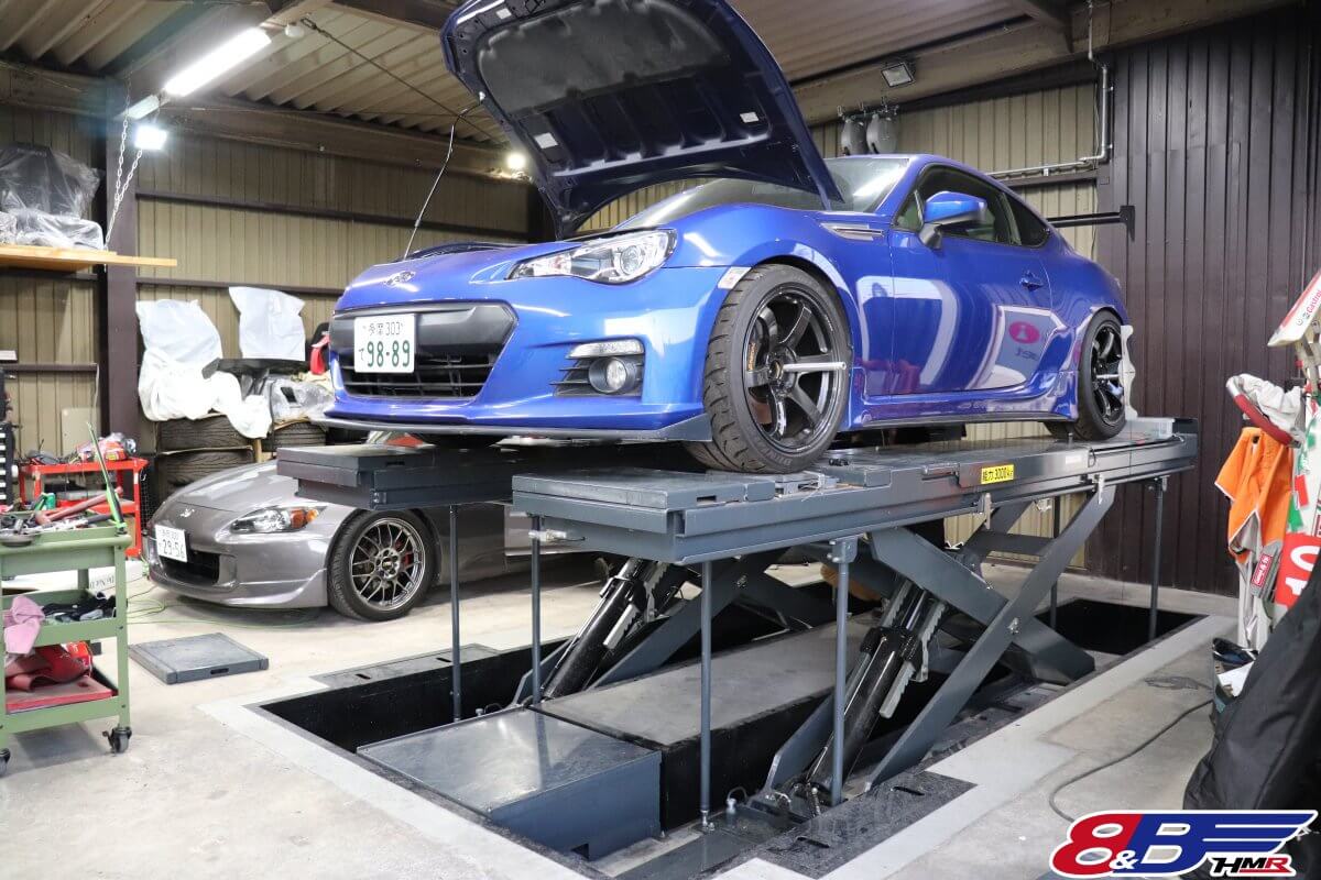 8&B BRZ(ZC6)アライメント調整