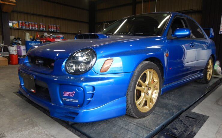 インプレッサWRXSTI GDB 納車前点検