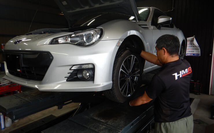 BRZ(ZC6)ハブ点検