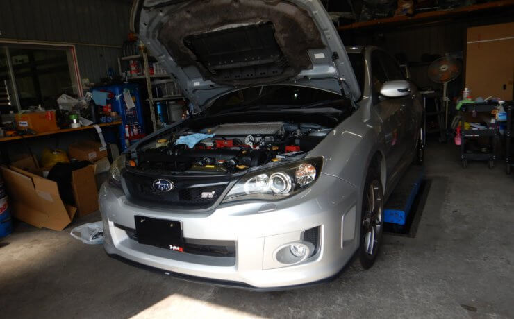 インプレッサWRXSTI(GVB)納車前点検整備