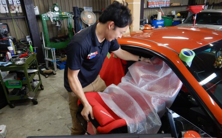 86(ZN6)レカロシート取付け