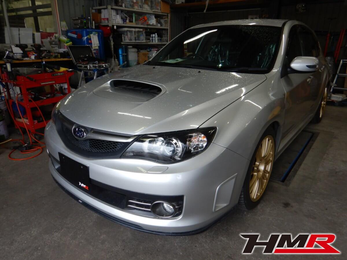 Stiエアロ装着のインプレッサwrx Sti Grb の納車前点検整備を行いました 8 B Hmr