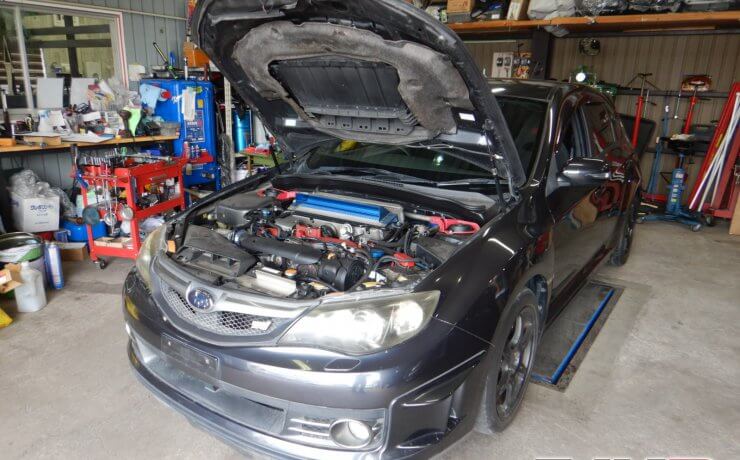 インプレッサハッチバックWRX STI(GRB)納車前点検